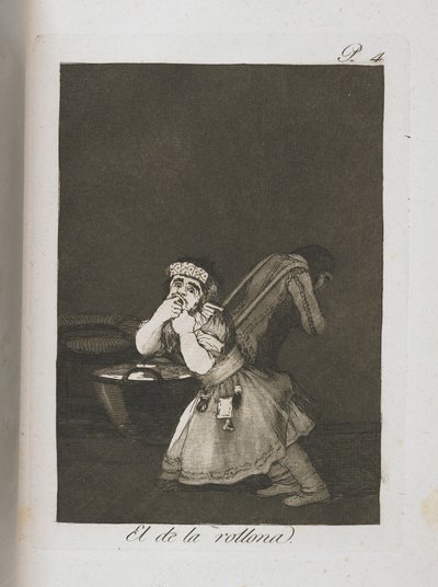 Plate from Los Caprichos, 1797-1798 by Francisco de Goya
